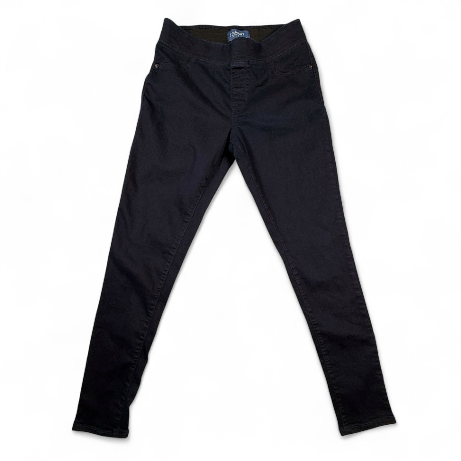 Old Navy Rockstar Mid Rise Indigo Rinse Jeggings Dark Denim Skinny Women 10